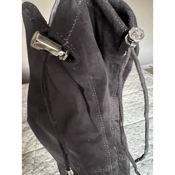 Sam Edelman Kent Microsuede Dark Gray Over the Knee Heeled Boots Women 6 Minimal - Picture 8 of 16